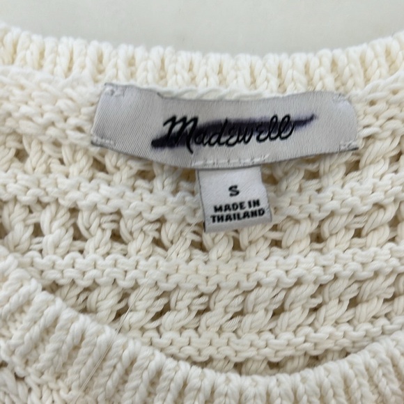 Madewell Crochet lightweight
100% Cotton sweater tank crewneck NWT Small - Picture 11 of 14